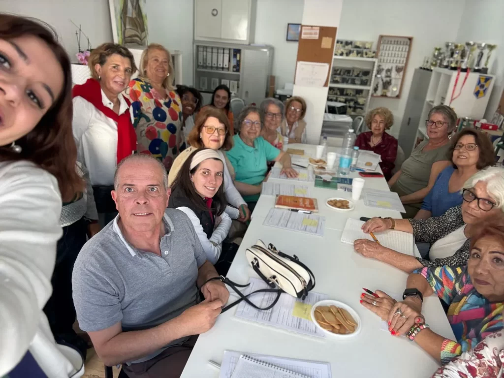 reuniao de voluntarios