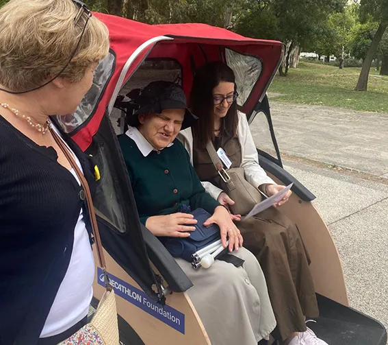 passeio de trishaw